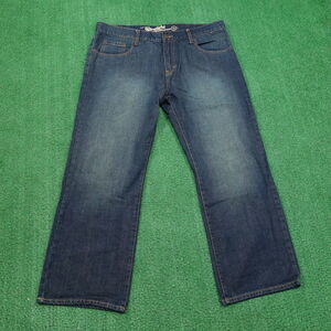 OLD NAVY STRAIGHT RELAXED DENIM BLUE JEANS MENS SIZE 38X30
